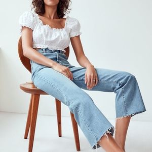 Ribcage Cropped Flare Jeans